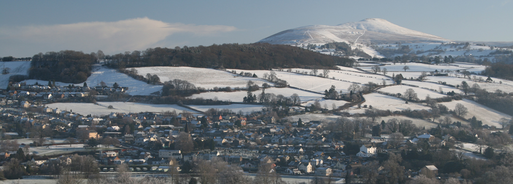 Sugar Loaf above Crickhowell